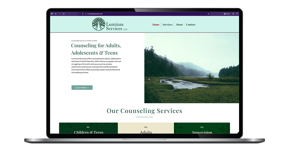 Example of Basic Website Redesign