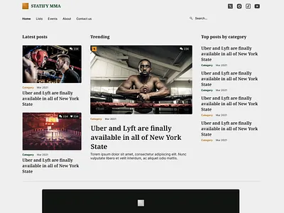 Statify MMA case study ux