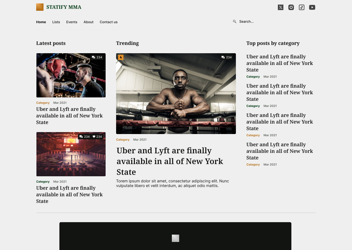 Statify MMA case study