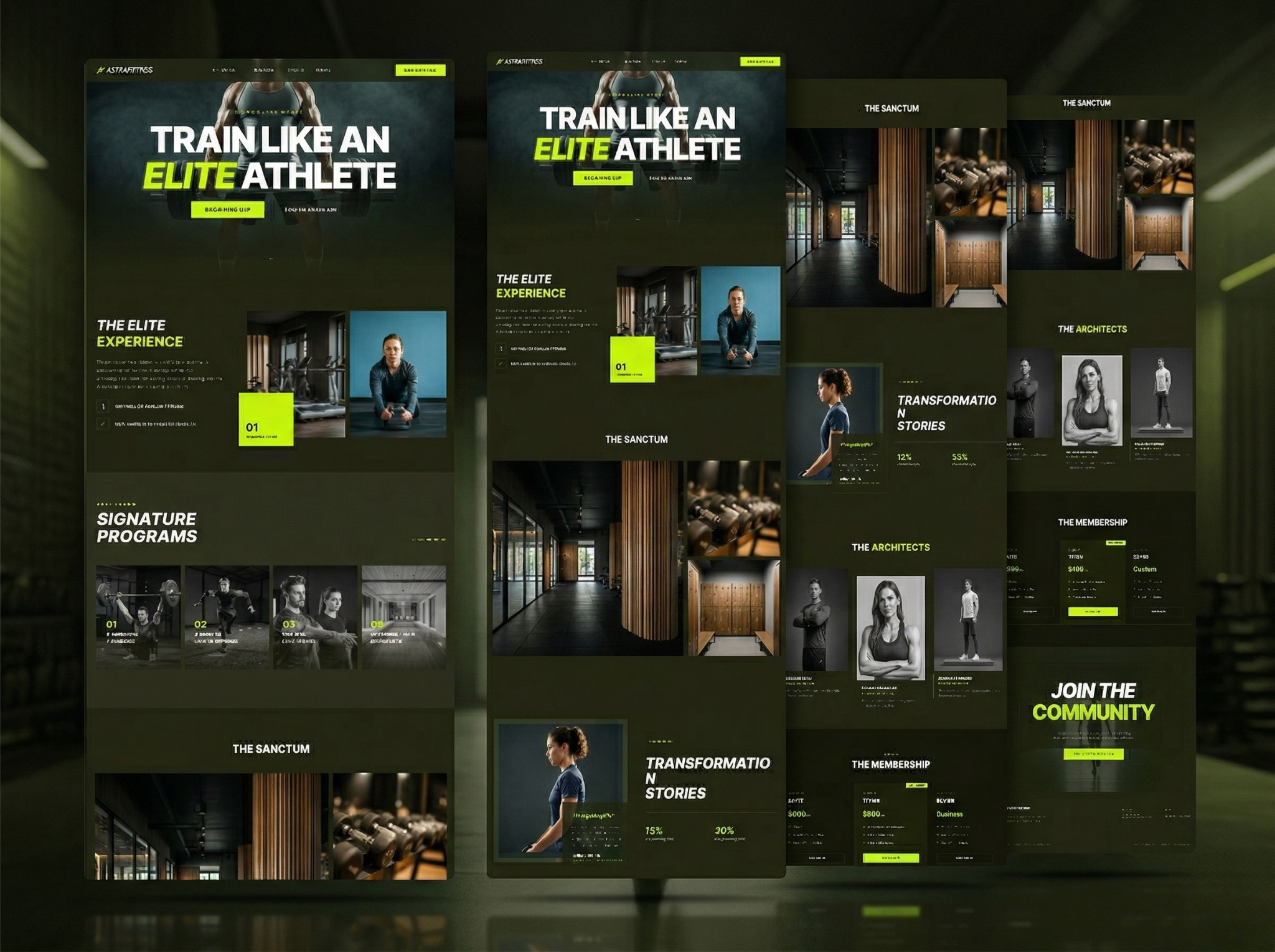 Example of Modern UI/UX & Website Development