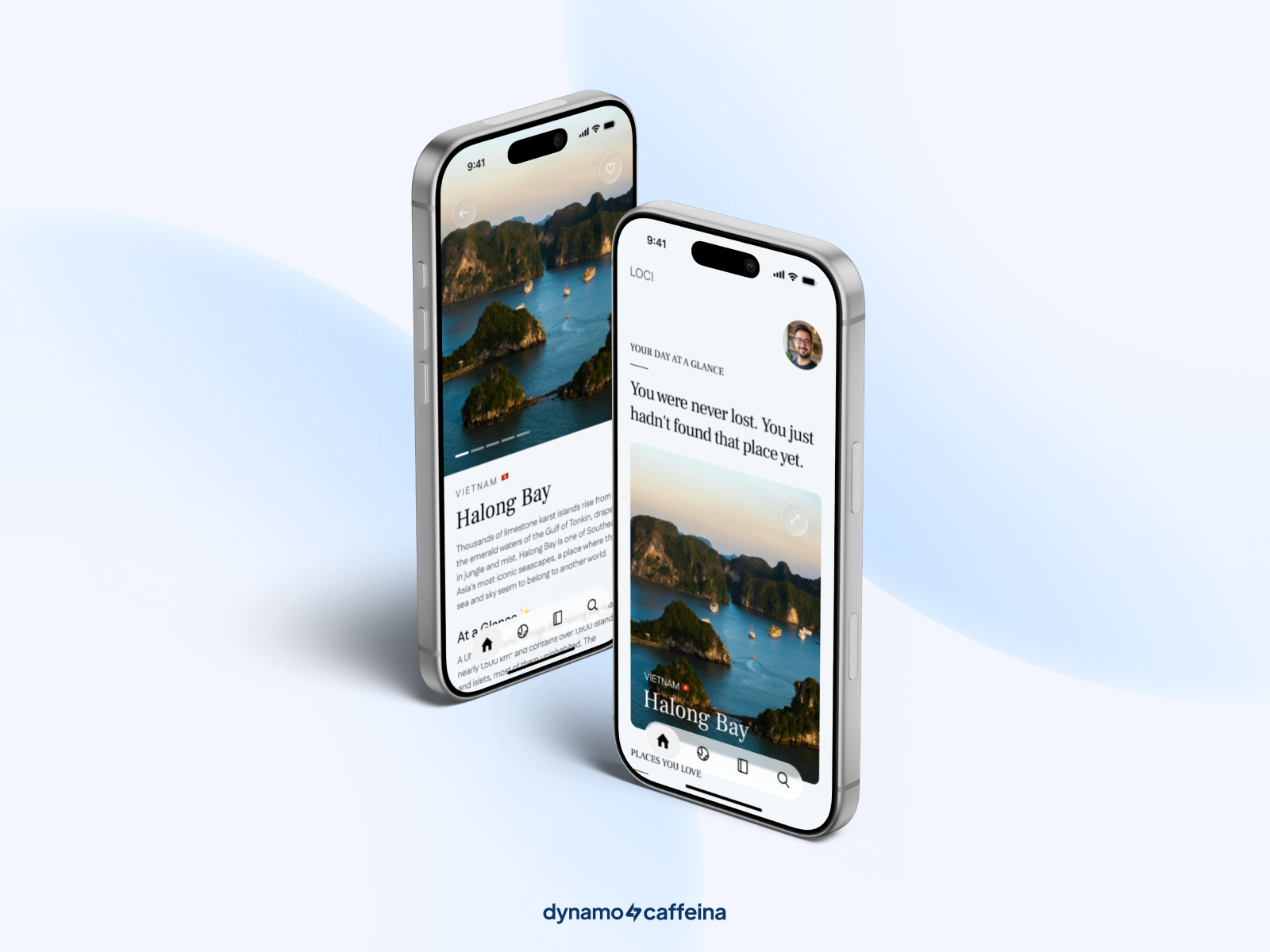 LOCI — Daily Travel Discovery App | iOS UI Design