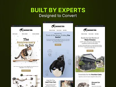 Modern Email Design for Cat Furniture Brand branding cat furniture clean design creative design dribbble ecommerce email email design email marketing marketing campaign modern layout newsletter design pet brand product showcase promotional email responsive design ui design ui inspiration ux design web design