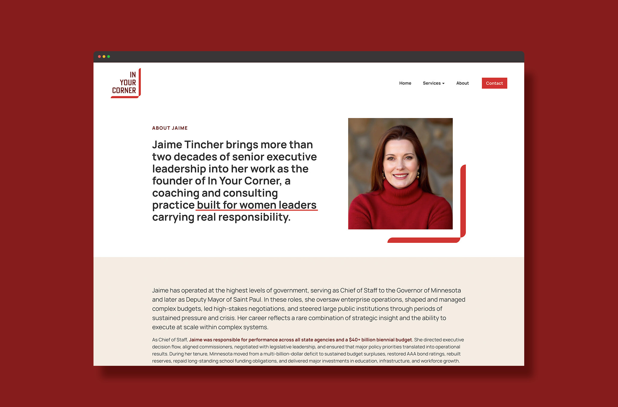 Consulting Business Website