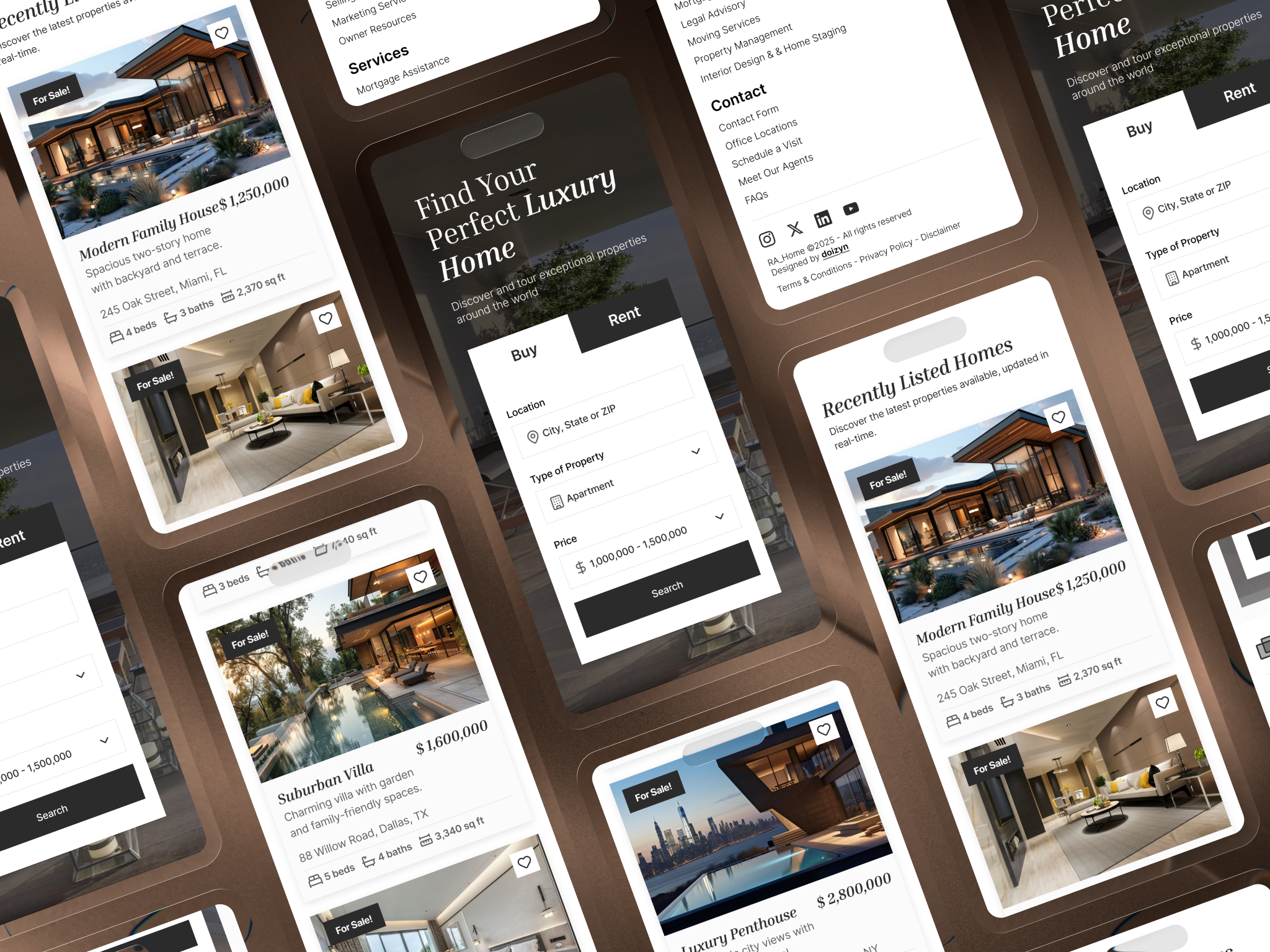 Real Estate — Reimagining Property UX/UI