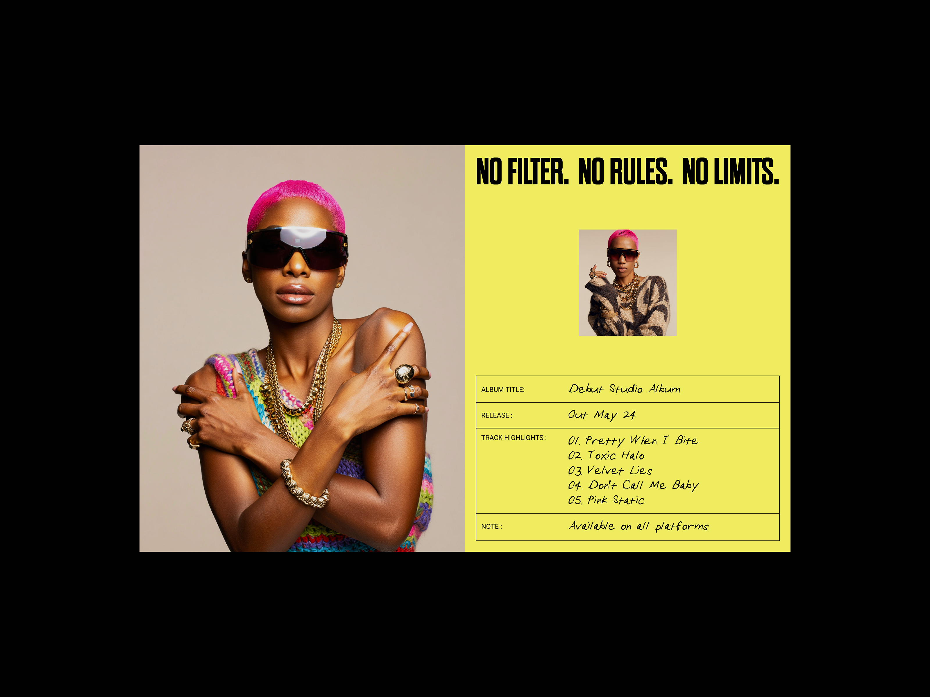 Album Campaign Concept album bold concept concept design creative design designer editorial editorial design figma minimal modern music ui uiux uiuxdesign ux