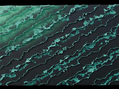 Vibrant Mint-Green Grunge Animation Blender Shader Nodes 3d animation blender graphic design motion graphics