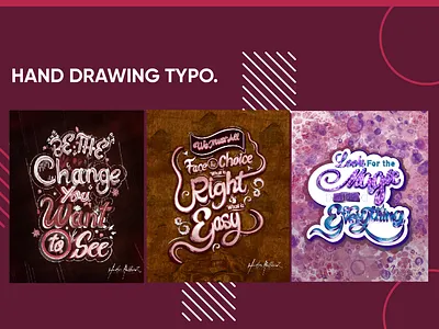 TYPOGRAPHY HAND DRAWN ART art artist branding digital art graphic design hadeer abdelaziz hand drawn hand lettering lettering procreate quote typography