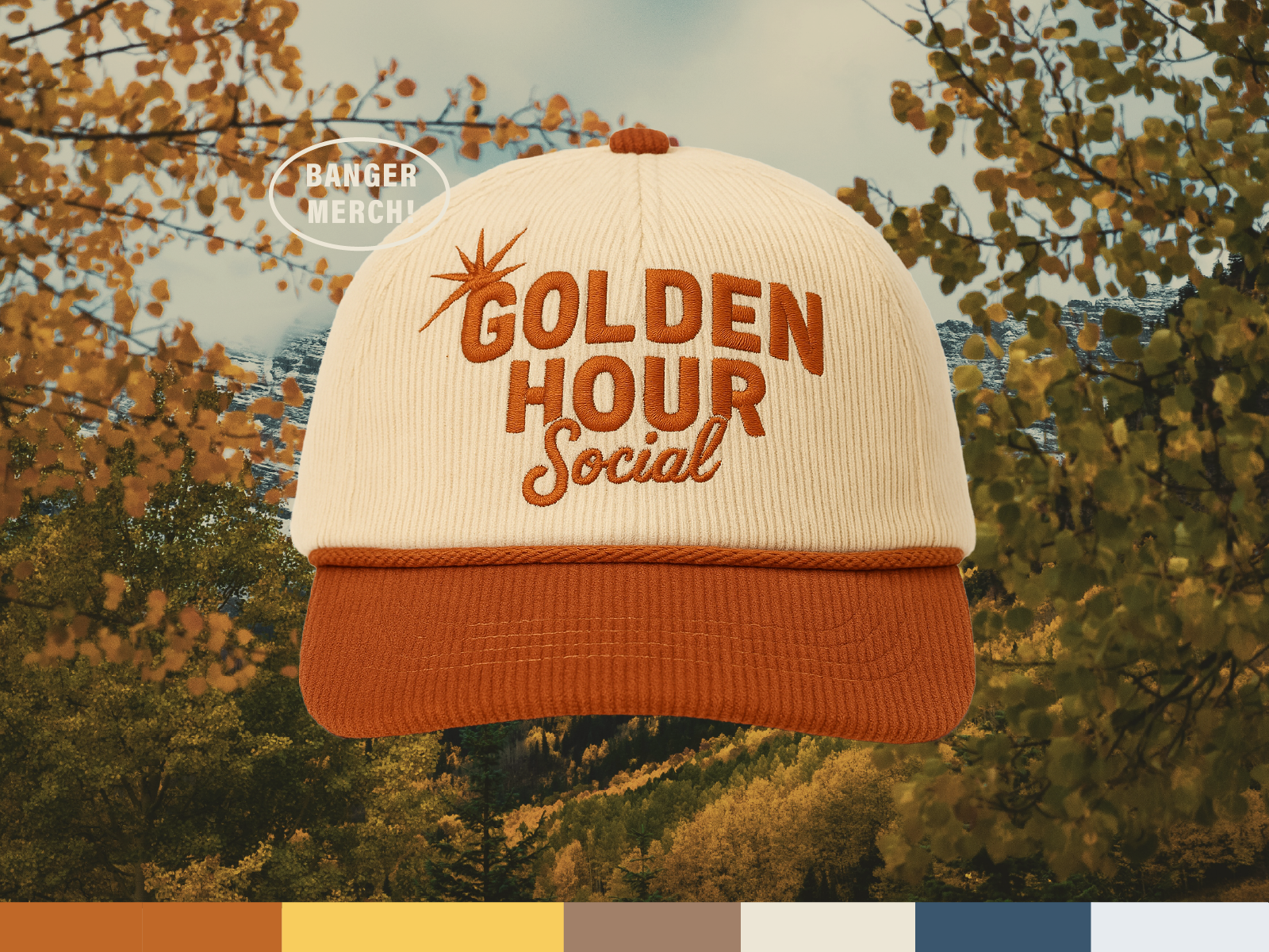 Golden Hour Social Hat Design