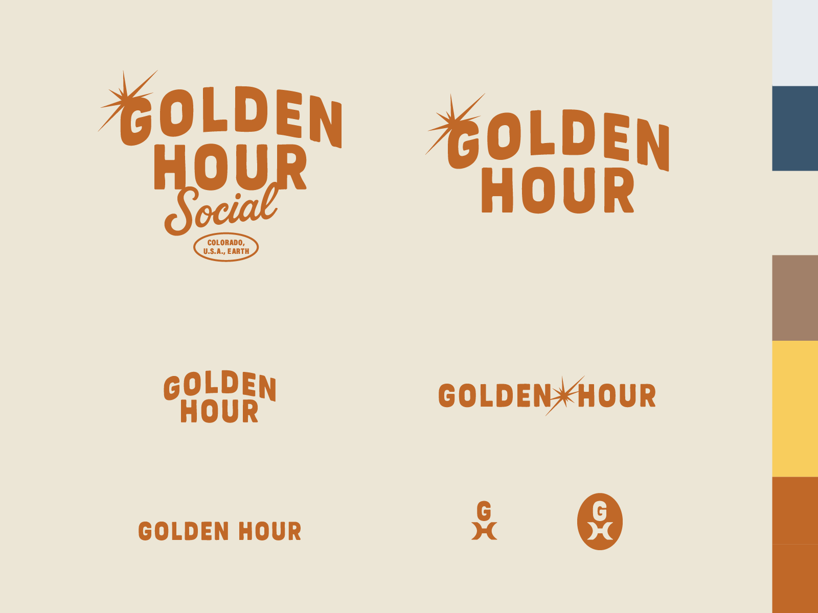 Golden Hour Branding | Logo Suite