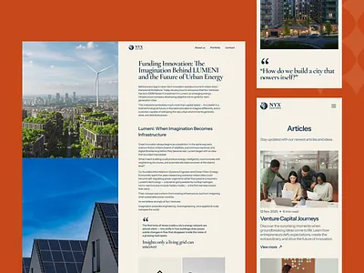 Venture Capital Website Design fintech website home page home page design insights page investors website modern website portfolio website venture capital website web design website design