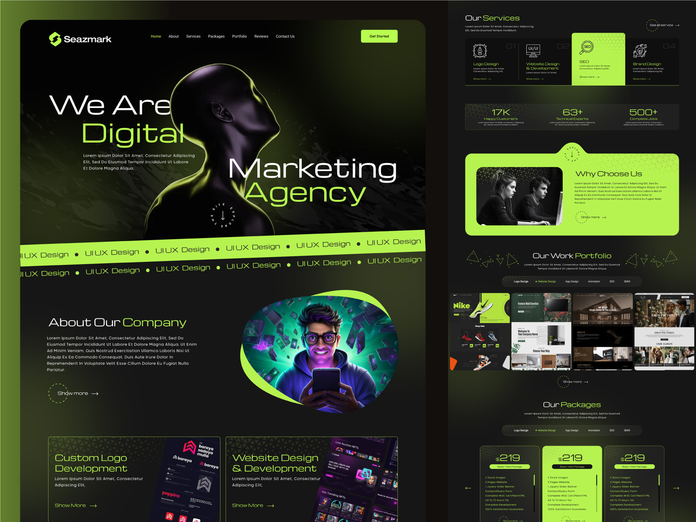 Example of High Converting Landing Page Design