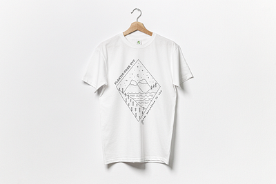 Plastic-Free YYC Shirt Design branding design graphic design illustration merch merchandise tshirt