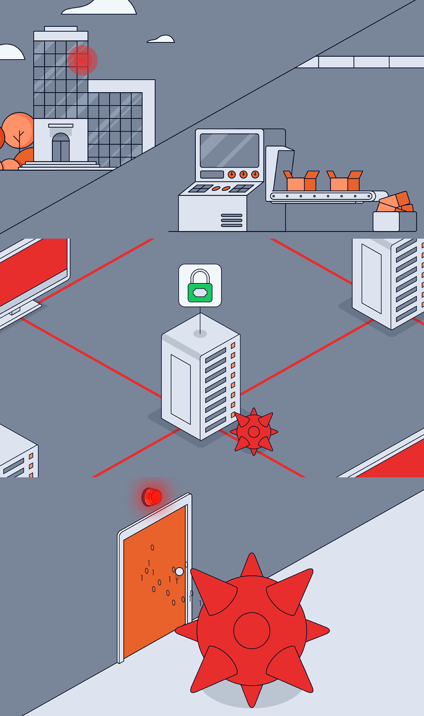 Understanding the Path of a Cyber Attack: A Motion Graphics Over animation graphic design motion graphics