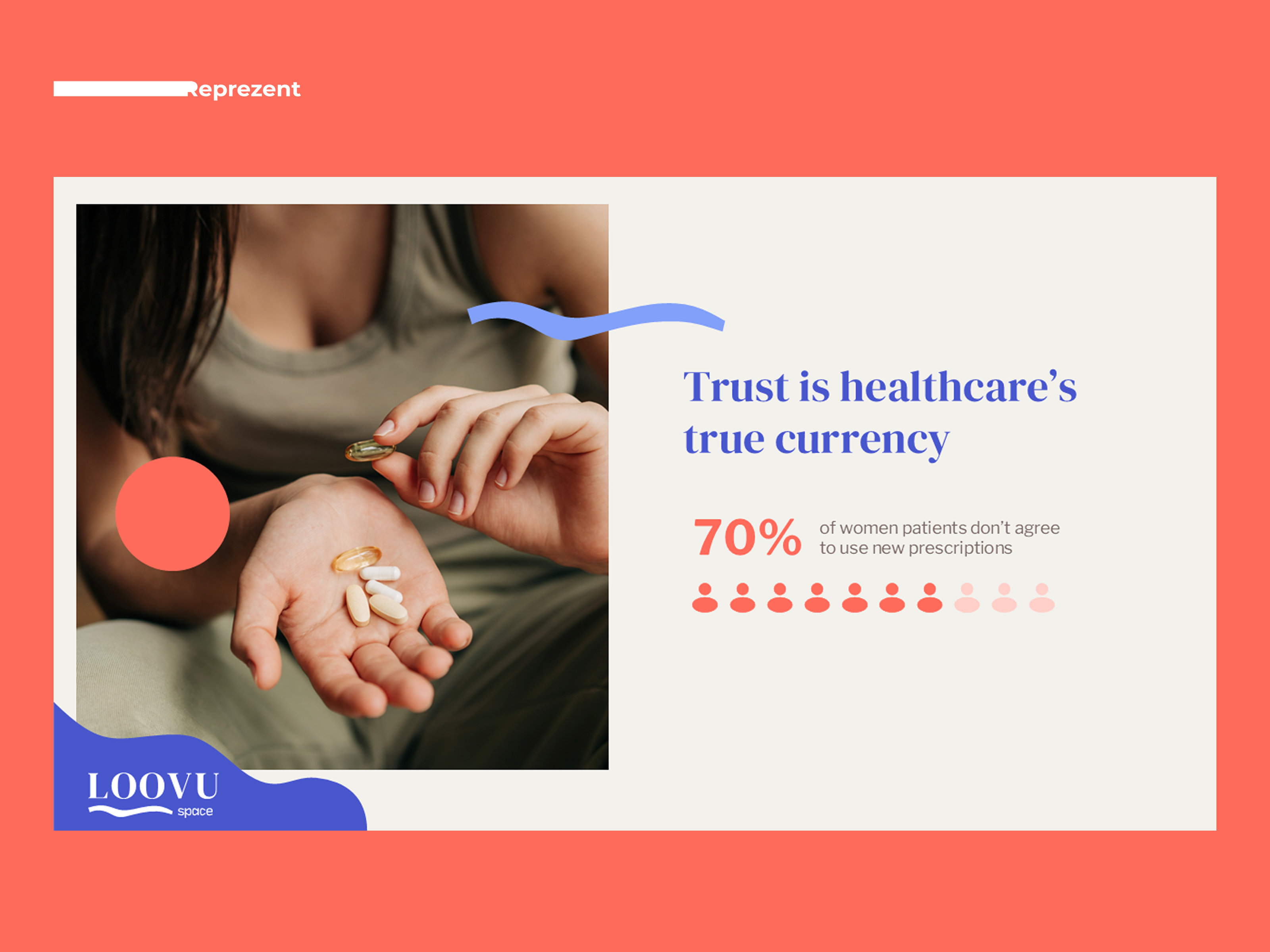 Healthcare Presentation | Colorful Slide ai company presentation deck design design google slides graphic design keynote light pitch deck pitch deck design power point powerpoint presentation presentation design presentation layout typography women