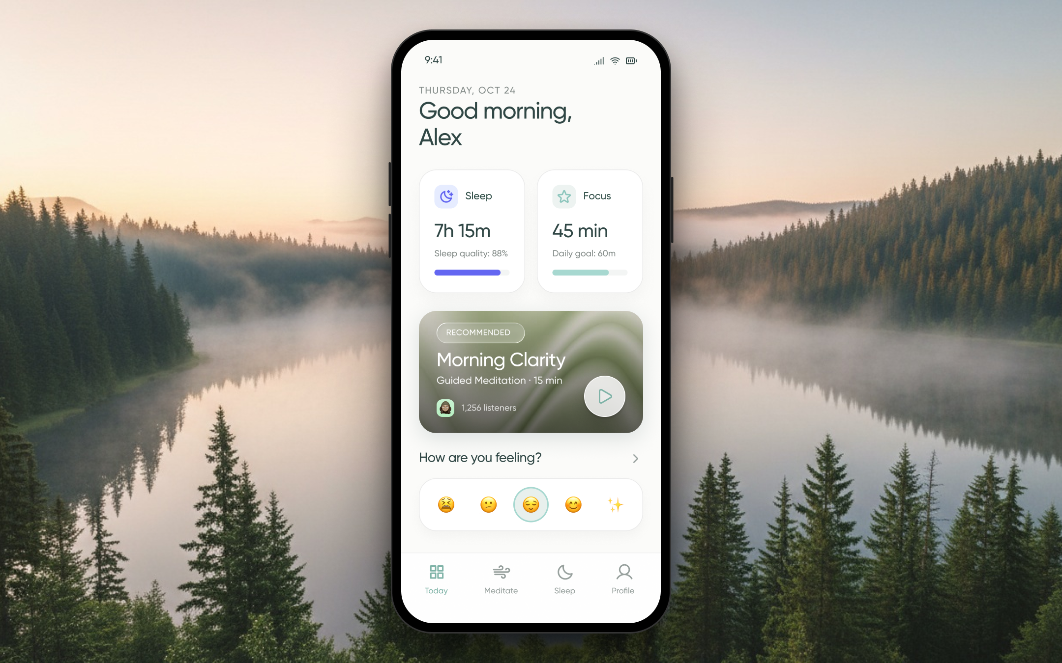 Mental Wellness Mobile App: Meditation & Sleep