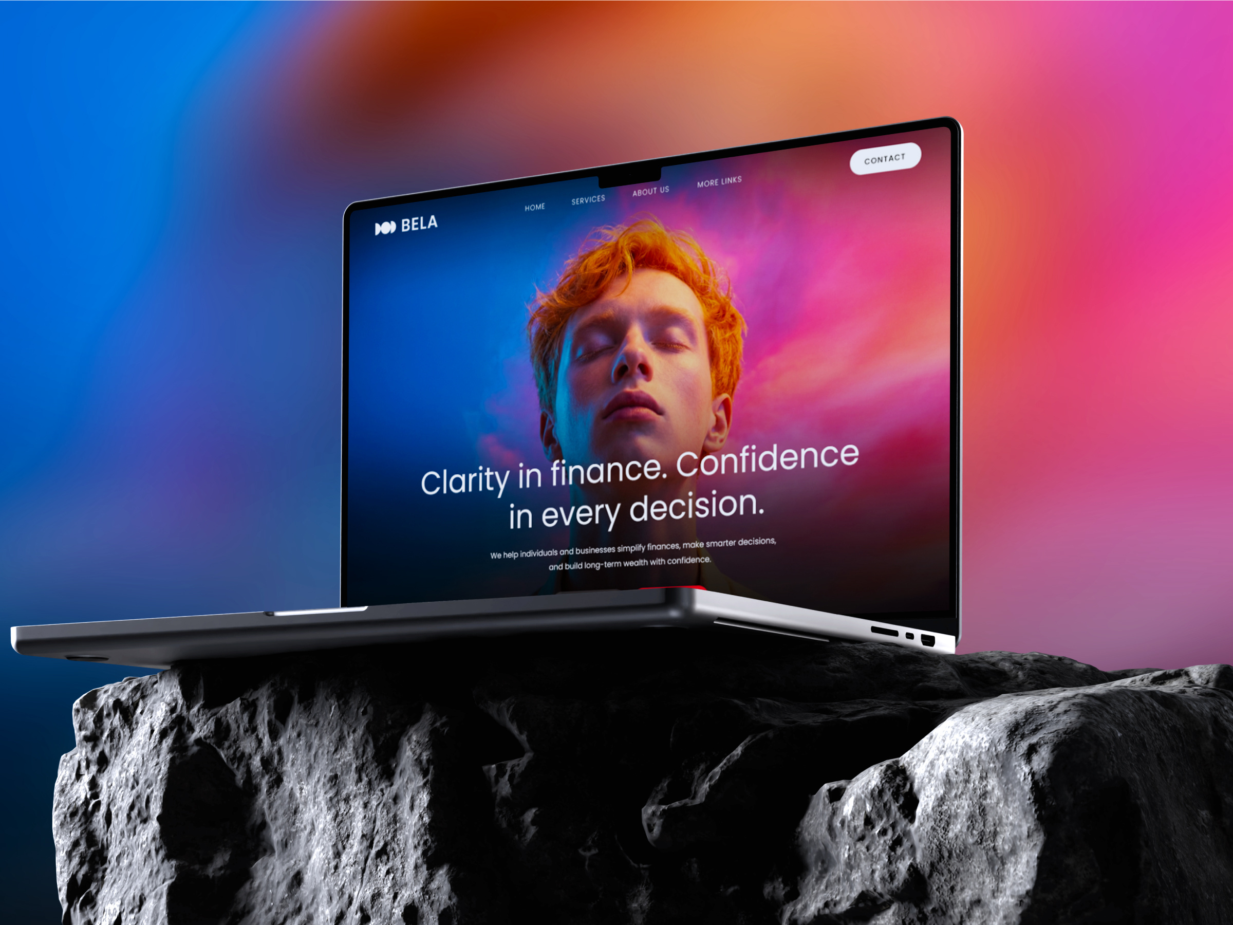 Financial Services UI/UX Design branding design illustration ui web design web development website website design website development