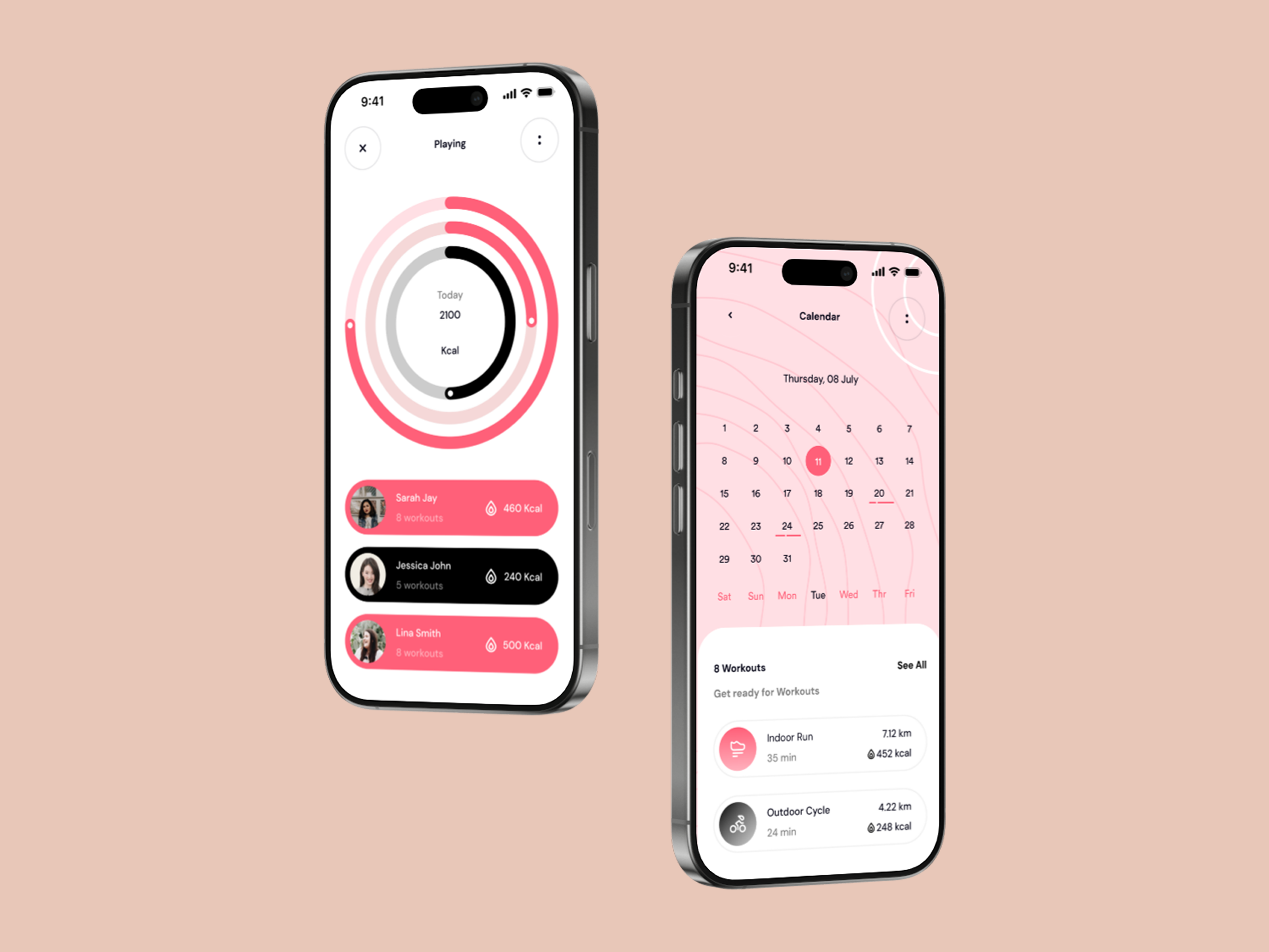UI/UX Design for Social Fitness & Workout Analytics Mobile App activity tracking app design community app digital health figma fitness fitness community gps tracking gym app health platform mobile app mobile design product design progress tracking sports app training app ui ux wellness app workout app