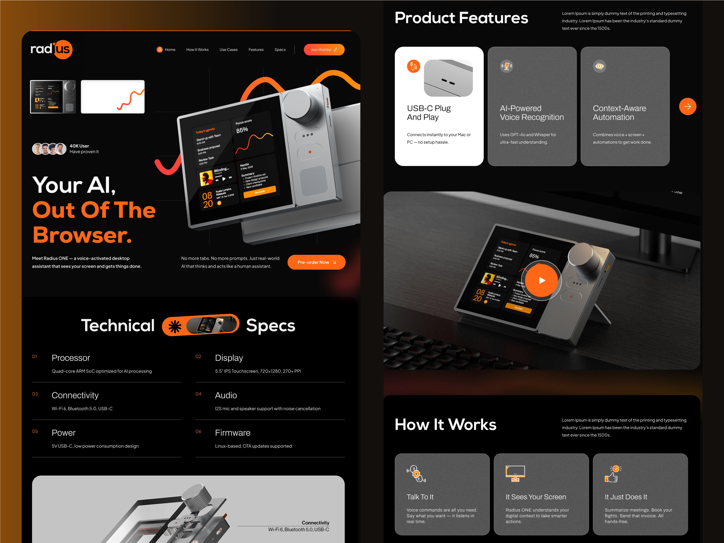 Example of High Converting Landing Page Design