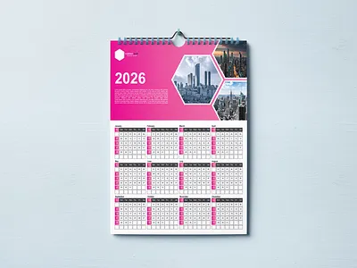 Wall Calendar Design banner design branding business design graphic design illustration logo marketing poster ui