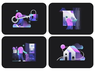 Luma ✨ onboarding illos app branding design graphic design icon identity illustration logo ui website