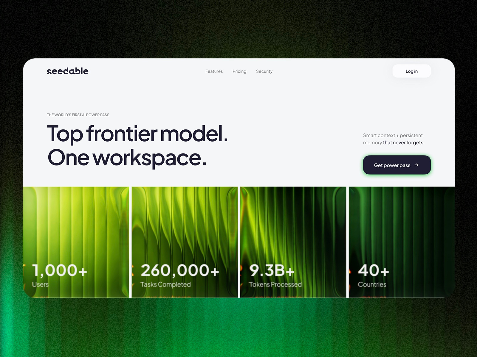 AI SaaS Landing Page UI | Chatbot Platform Design