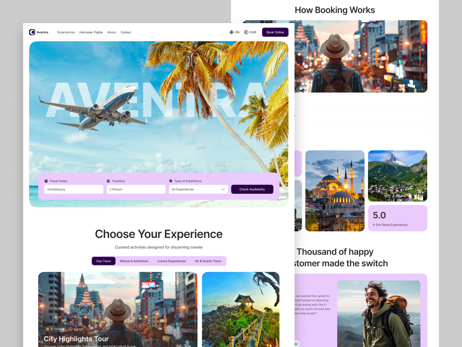 Example of High Converting Landing Page Design