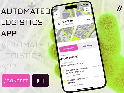 Delivery Tracking Mobile iOS App Design ai ai app android app app design assistant chatbot dashboard dashboard design delivery design ios mobile mobile app mobile ui portfolio tracking app ui ux