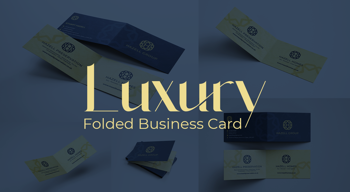 Luxury Bi-Fold Business Card Design bifold brand identity branding business card corporate design creative design elegant design geometric design gold branding identity design logo design luxury branding minimal design mockup modern branding premium design print design stationery typography visual identity