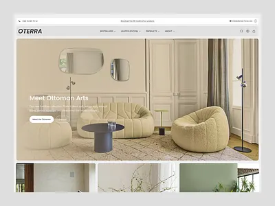 Shopify Ecommerce Furniture Website cro dtc ecommerce ecommerce website furniture website interior design landing page replo shopify shopify design shopify ecommerce shopify store shopify store design shopify website web design website