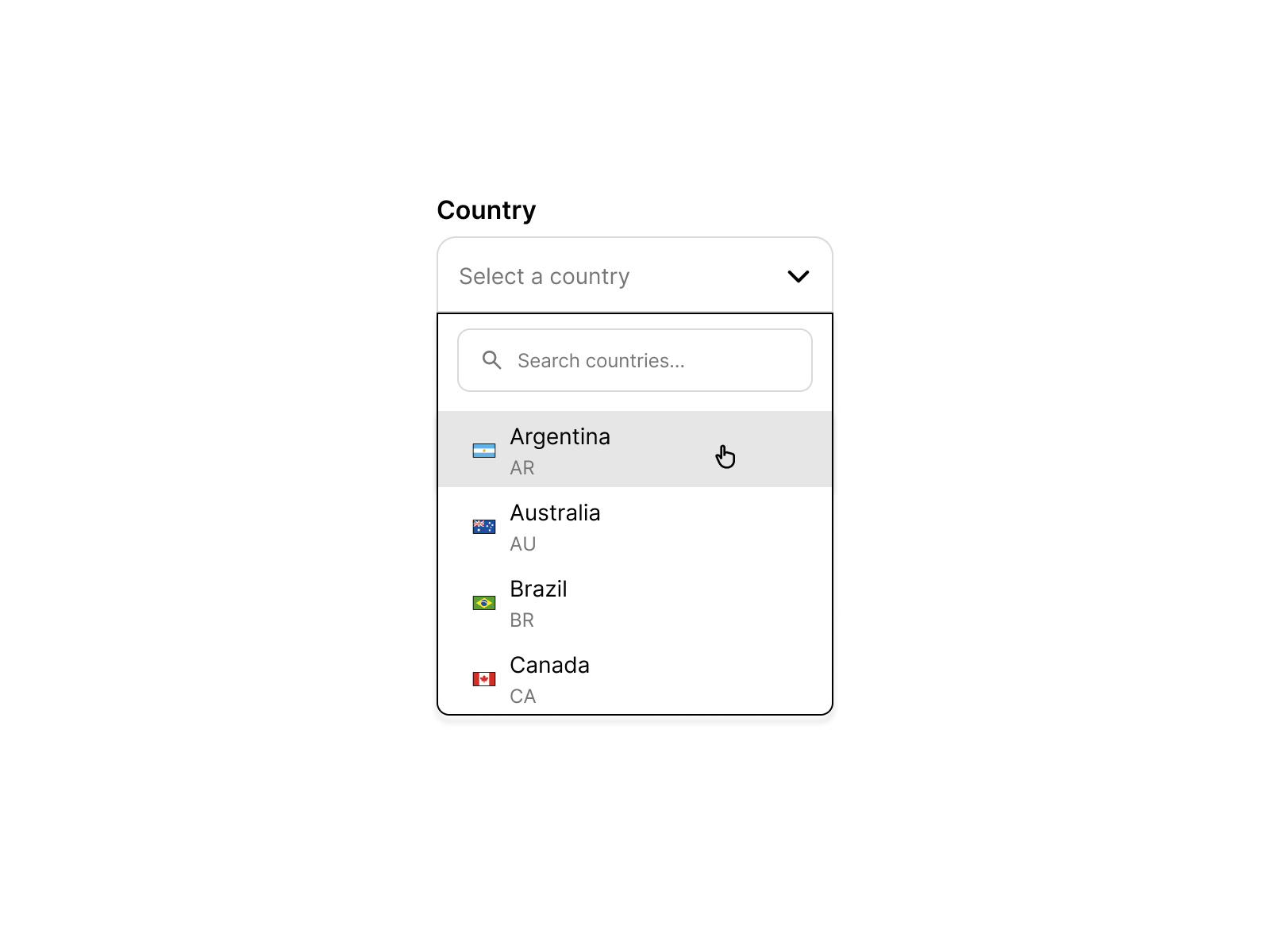 Daily UI 27: Dropdown (10 minutes)