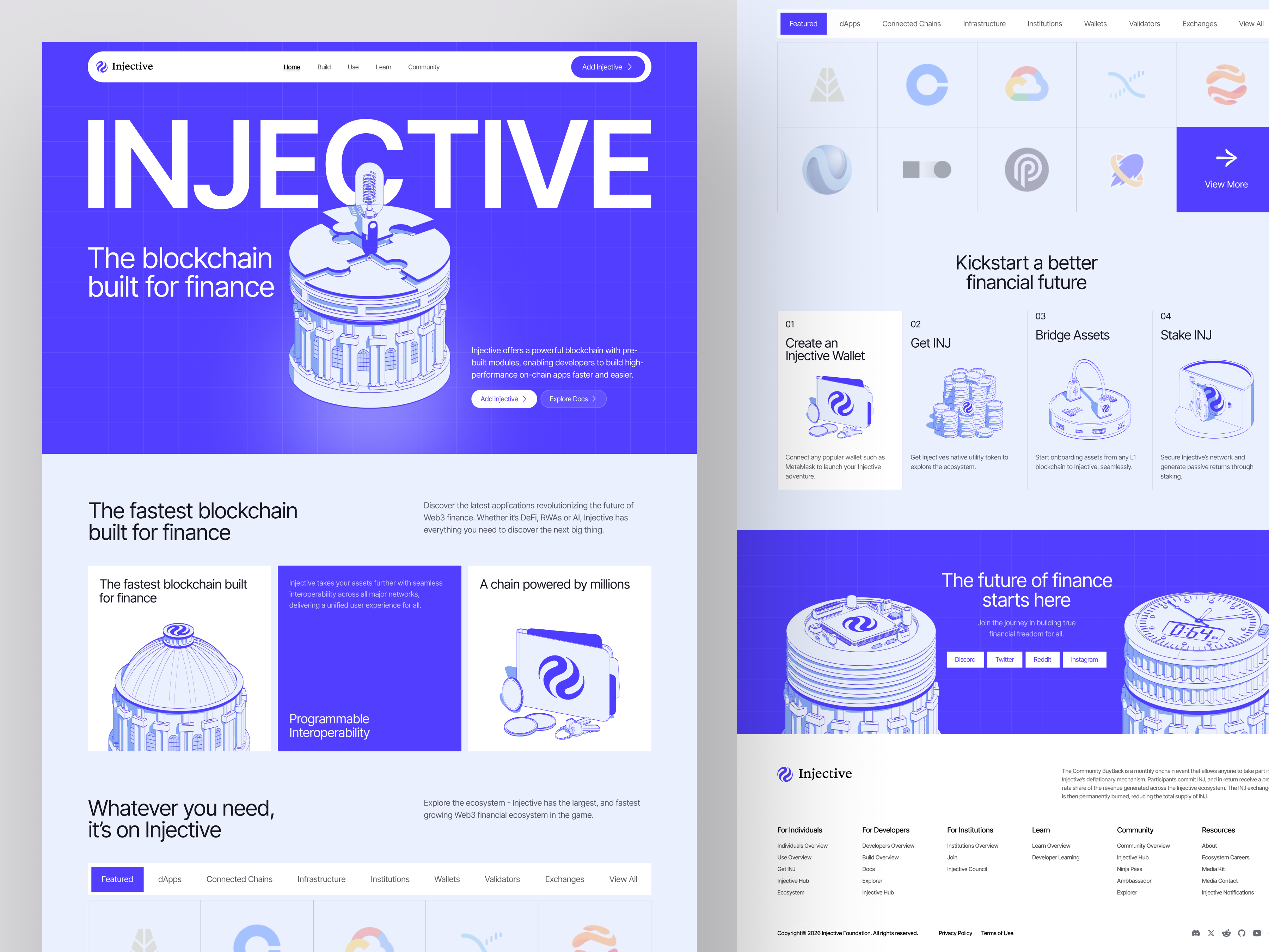 Example of Web3 Website Design