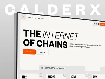 Calderx – Web3 Infrastructure Platform blockchain blockchain uiux crypto platform crypto web3 dapp design infrastructure product tech startup website web web3 web3 infrastructure web3 website design