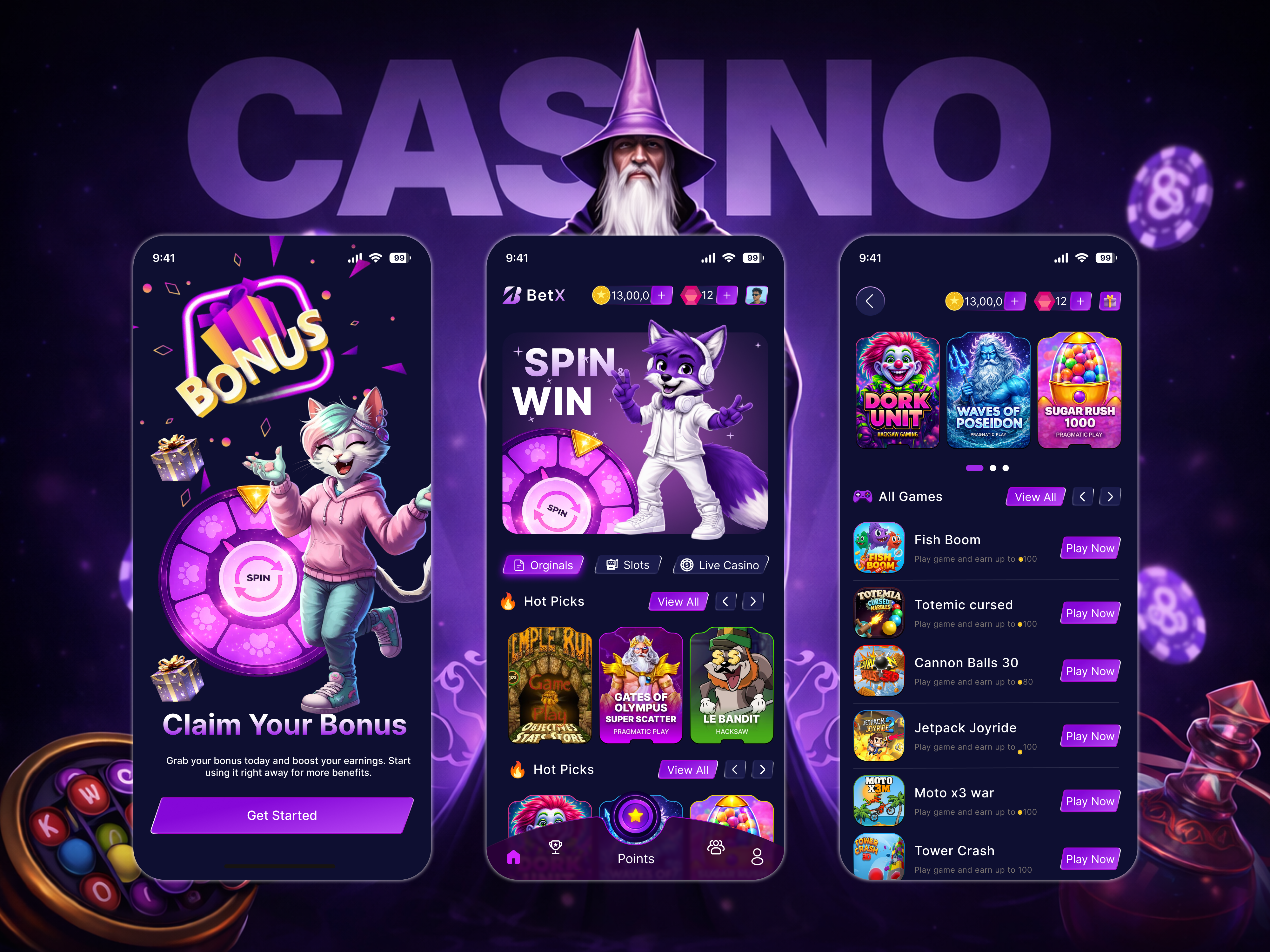 Example of Mobile App UI/UX Design (I Os & Android)