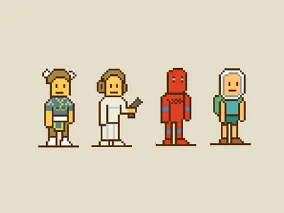 pixel people - random pixel people