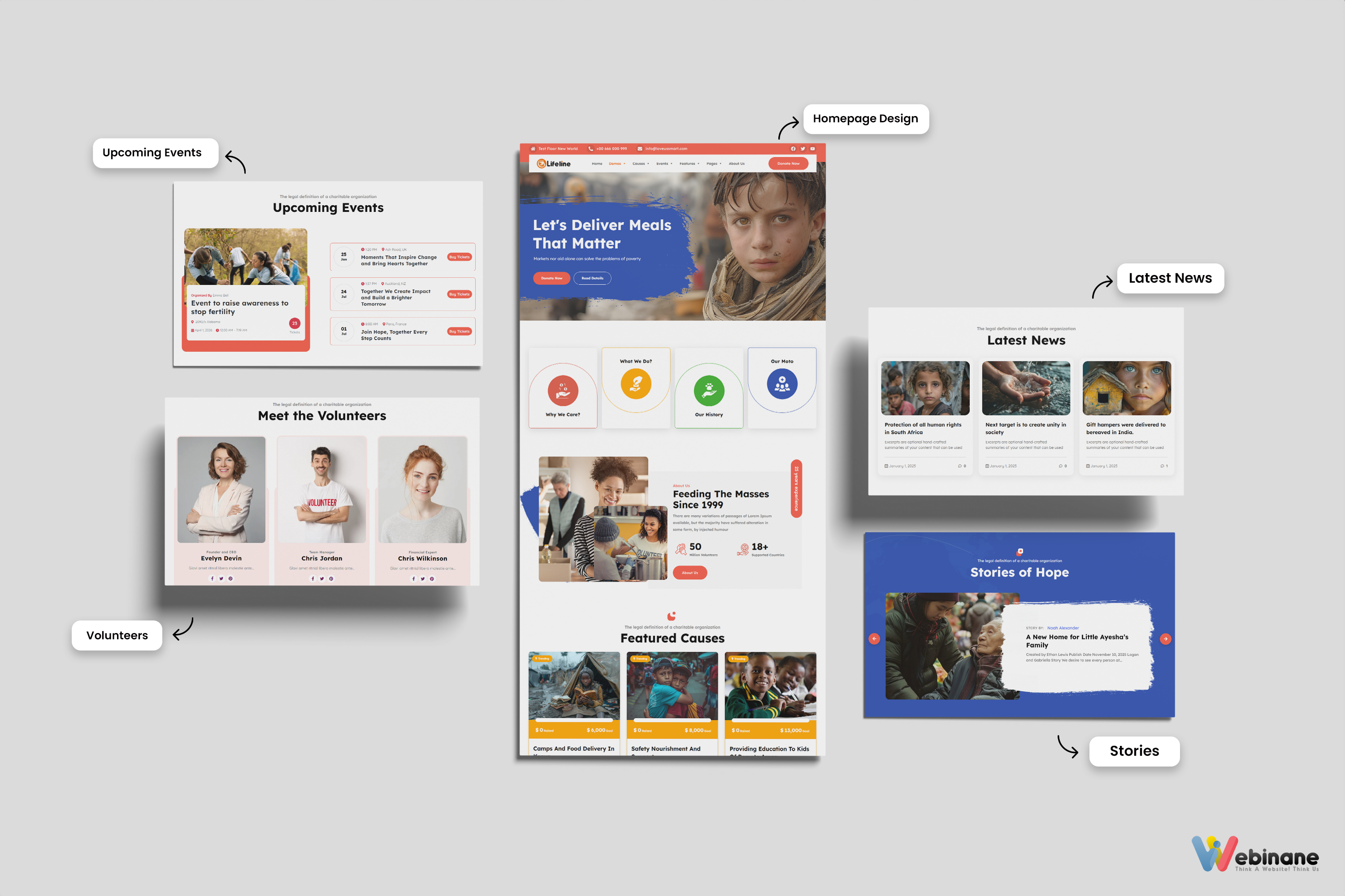 Lifeline — WordPress Theme for Nonprofits & NGOs best nonprfit wordpress theme charity charity website church donation donation system fundraising website design graphic design lifeline donation theme ngos non profit organization non profit template nonprofit website nonprofite design uiux design volunteers wordpresstemplate