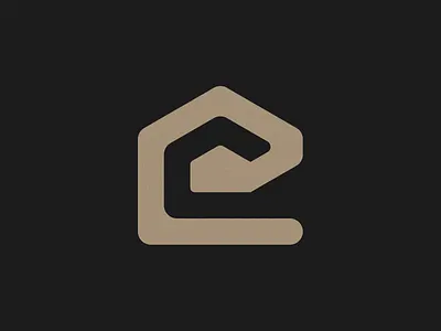 Modern C Letter Home Logo | Minimal Real Estate Branding architecture brand design brand identity branding construction home logo house logo logo logo design mark minimal logo modern logo property real estate real estate logo symbol