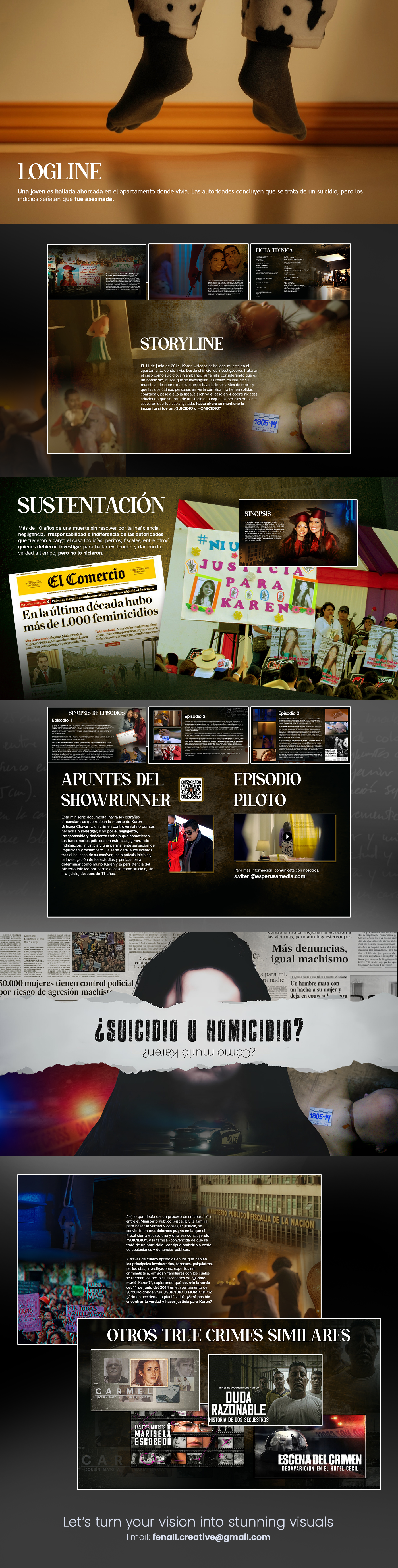 True Crime | Thriller Film Pitch Deck 3d adobe photoshop animation creative presentation design film film pitch deck graphic design horrow illustration movie movie pitch deck pitch deck pitch deck design powerpoint presentation series slides storytelling thriller visual storytelling