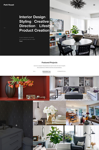 Patti Rosati Website Design branding graphic design ui ux web design