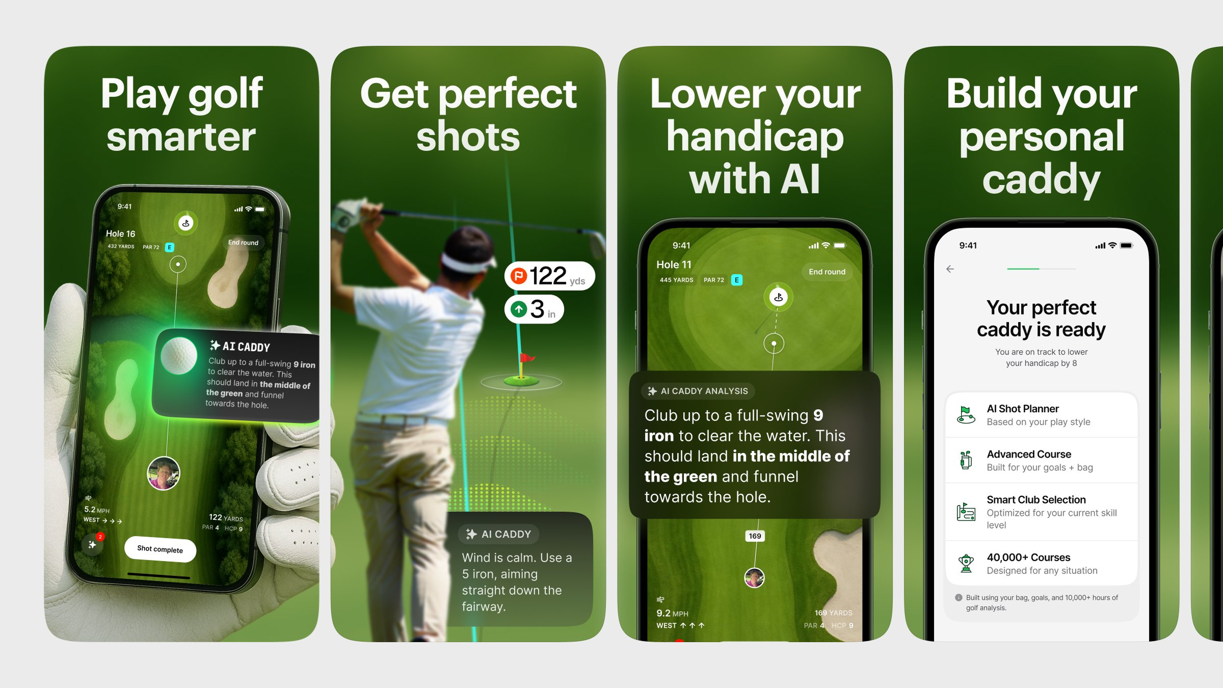 App Store Screenshots | AI Caddy: Scratch AI app design app marketing app screenshots app store app store creative app store design app store listing app store optimization app store preview app store screenshots app store visuals aso conversion optimization google play mobile app design mobile app marketing mobile ui product design screenshot design ui design
