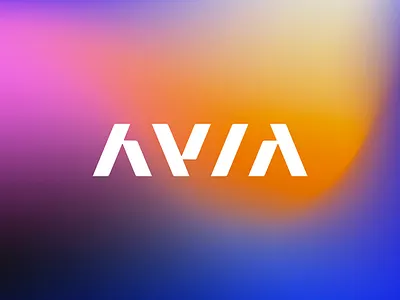 AVIA logo concept (update) abstract avia branding education elearning futuristic learning lettering letters logo modern study tech wordmark