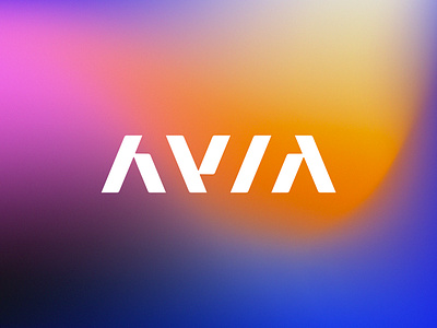 AVIA logo concept (update) abstract avia branding education elearning futuristic learning lettering letters logo modern study tech wordmark