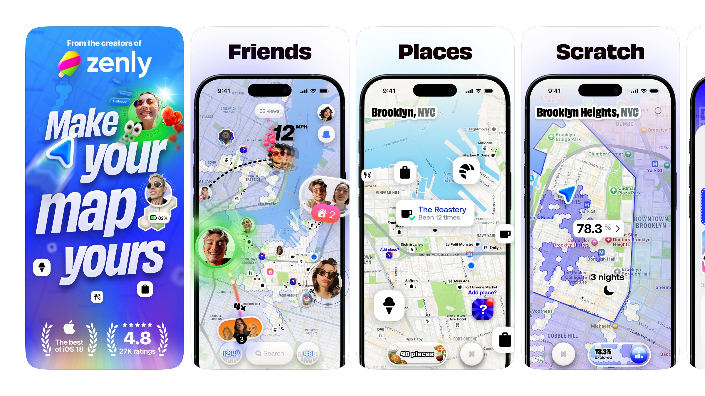 App Store Screenshots | Bump - hang with friends IRL app design app marketing app screenshots app store app store creative app store design app store listing app store optimization app store preview app store screenshots app store visuals aso conversion optimization google play mobile app design mobile app marketing mobile ui product design screenshot design ui design