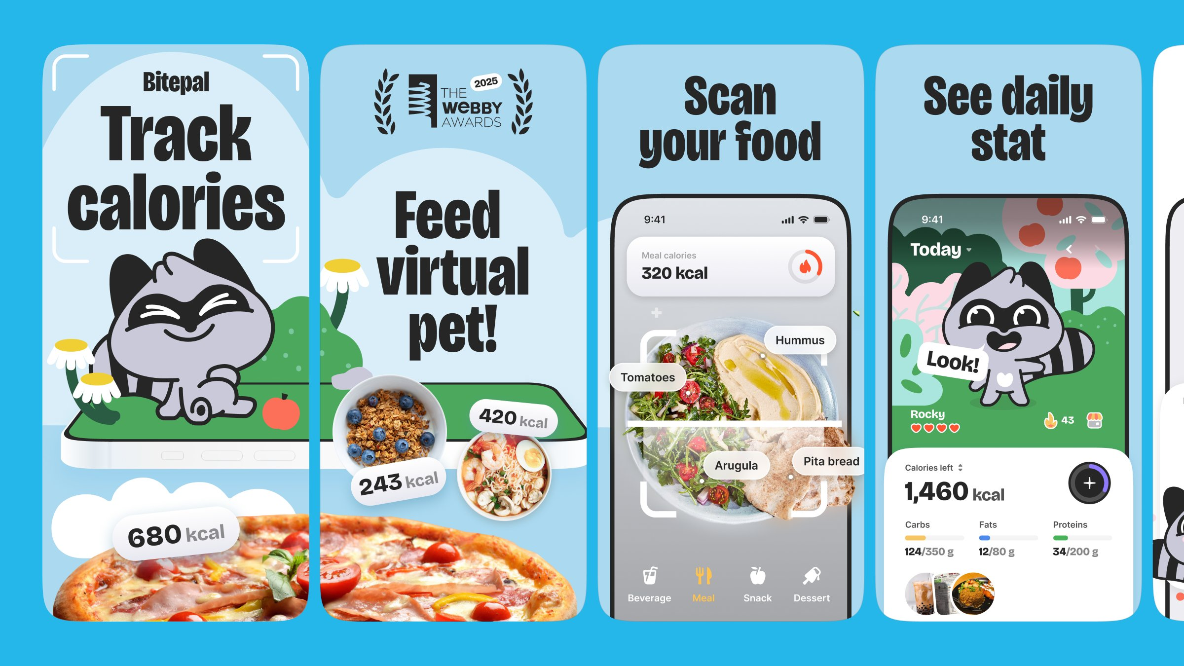 App Store Screenshots | BitePal: Food Calorie Tracker app design app marketing app screenshots app store app store creative app store design app store listing app store optimization app store preview app store screenshots app store visuals aso conversion optimization google play mobile app design mobile app marketing mobile ui product design screenshot design ui design