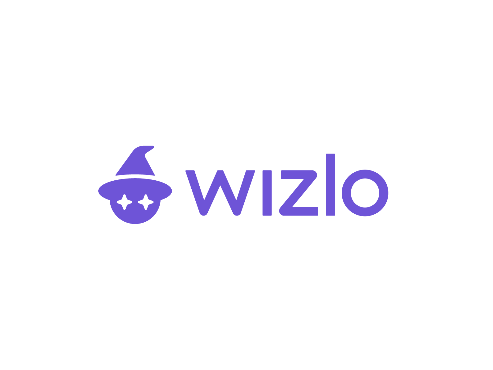 wizlo branding cute logo friendly logo identity logo logo design magic magic hat mascot modern simple logo star symbol wizard