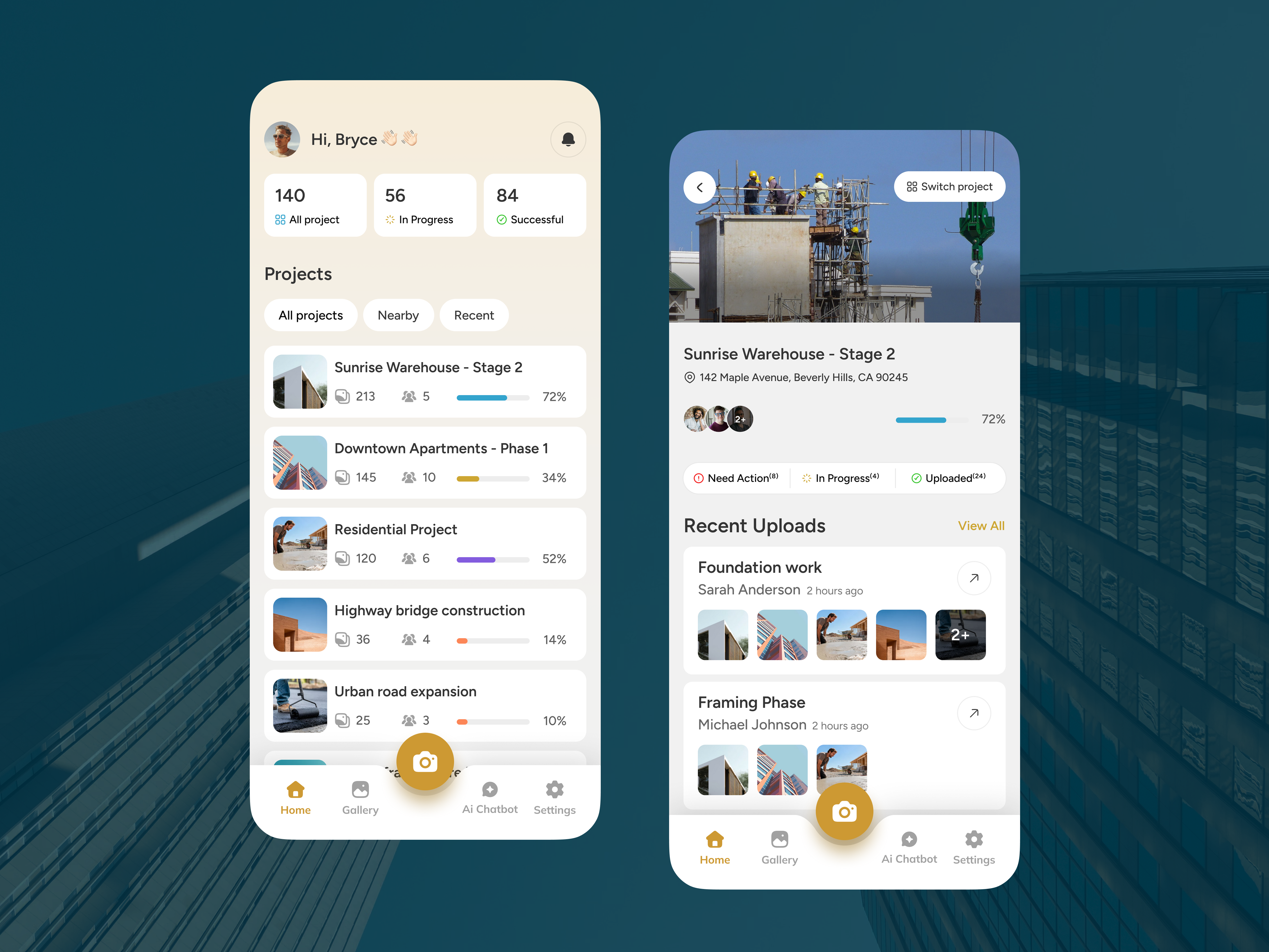 Example of Mobile App UI/UX Design (From 5 Screens)