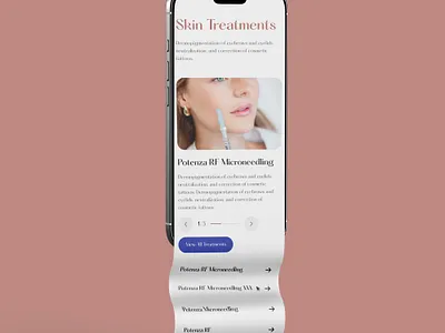 Cosmetic Clinic app clinic cosmetic figma minimal pwa ui website
