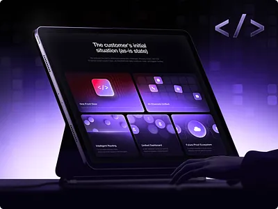 SaaS Case Study Page — UI/UX Product Design analytics bento cards case study dark ui dashboard interaction design interface modern design product design product page redesign saas startup tech ui design user interface ux design web app web design website