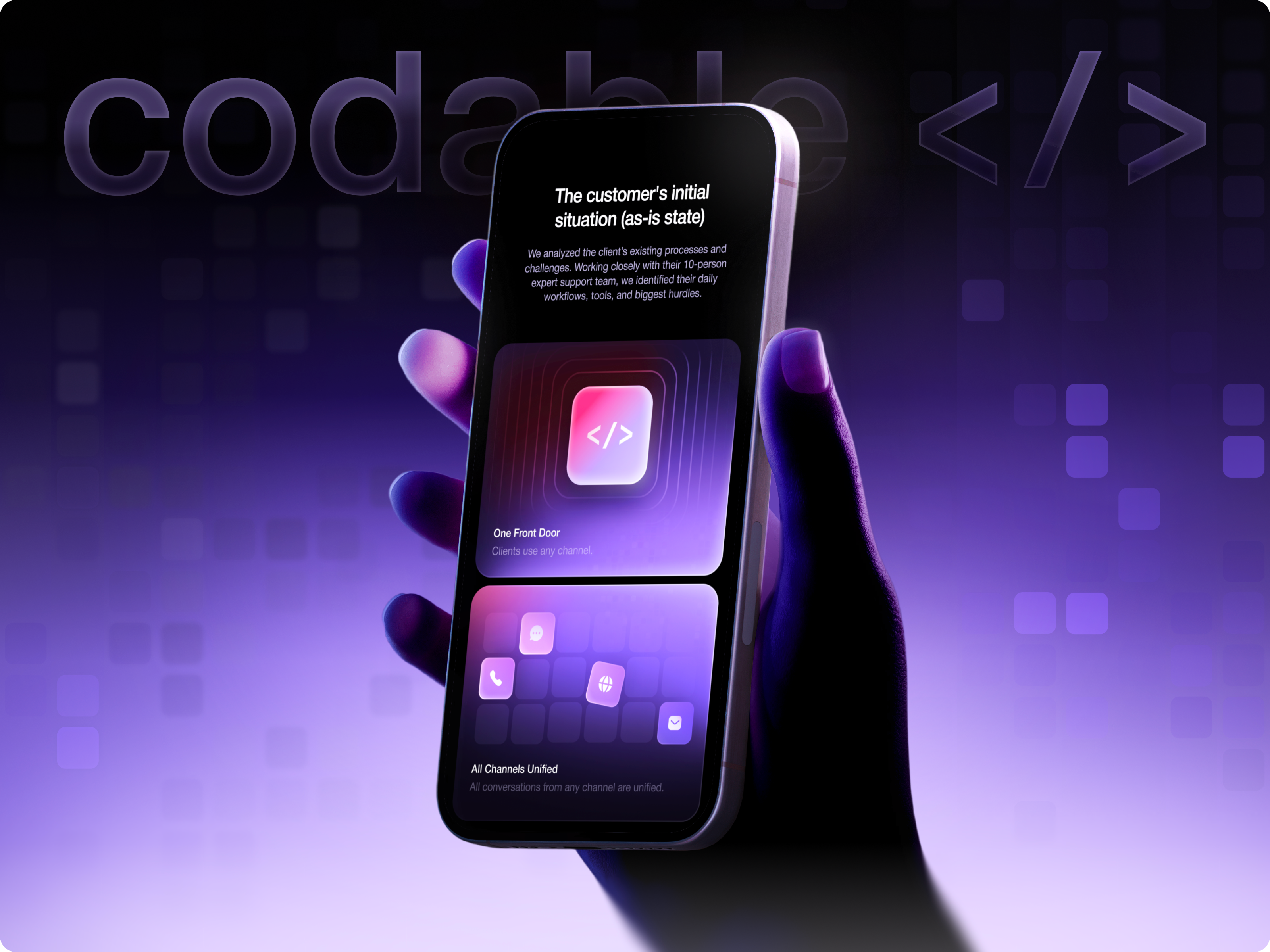 Example of SaaS Mobile UI — Responsive Product Design