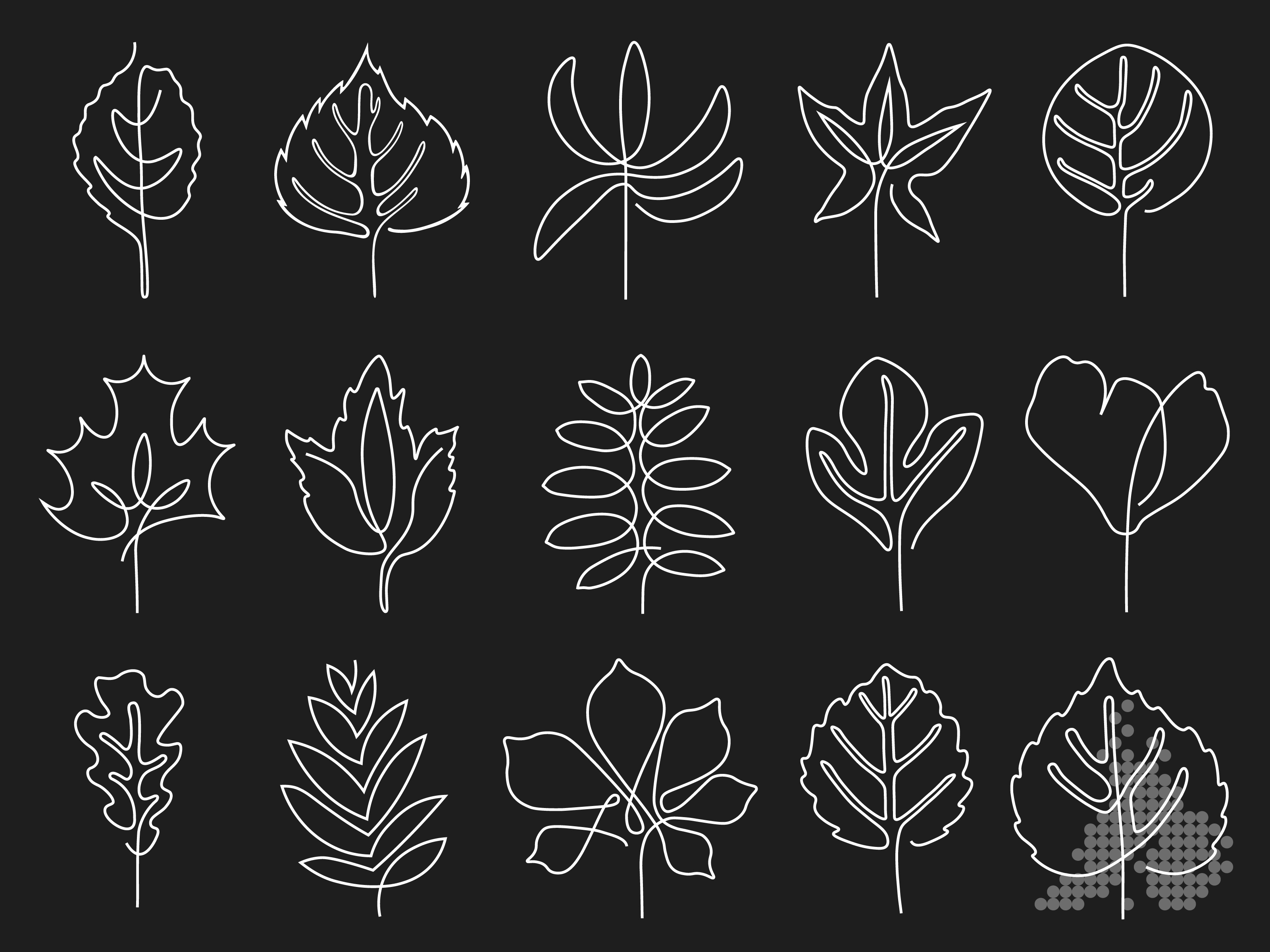 Line art tree leaf graphic design illustration line art presentation tree leaf