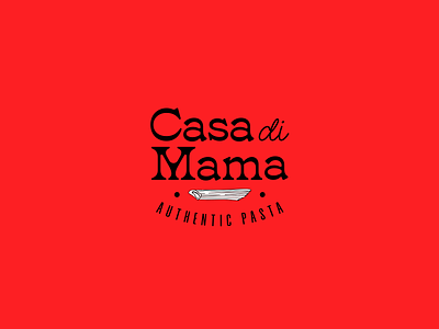 Pasta restaurant branding bold brand identity branding food fun logo pasta red